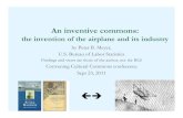 An inventive commonseconterms.net/pbmeyer/wiki/images/d/d7/InventiveCommonsMeyerAirplaneCCC2011.pdf1 An inventive commons: the invention of the airplane and its industry by Peter B.