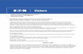 New Model-Code Configurations for Eaton Vickers-Brand Open ... · New Model-Code Configurations for Eaton Vickers-Brand Open-Circuit Piston Pumps—The Process Continues Integration