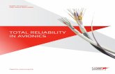 TOTAL RELIABILITY IN AVIONICS · standardized protocols in modern avionics. Therefore, Gore manufactures a selection of high data rate cables in various constructions that support