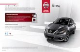 ALTIMA · Nissan Altima® 2.5 SR shown in Scarlet Ember. See ltima ® in action at: it.ly/18altimavideo TAKE N HE STATUS UO. Accelerate our p ulse ith a look that’s aggressive and