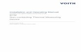 Installation and Operating Manual - Voith | Home · 2017-10-23 · Installation and Operating Manual / Version 6 5.2 / 3626-019800 5.1 en / Protection Class 0: public
