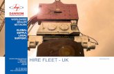 HIRE FLEET - UK Fleet v6.pdf · 750 kg Double sheet piles Multiplex 2 x 55 t 1300 kg VIBRATOR: MODEL 350 260 Intermittent rating of engine 242/329 kW/hp 186/253 kW/hp Engine model