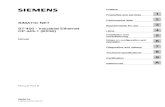 CP 443-1 (EX30) - Siemens · CP 443-1 (EX30) Manual, 09/2013, C79000-G8976-C255-03 9 Properties and services 1 1.1 Properties of the CP Application The CP is intended for use in an