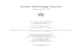 Junior Astrology Course astrology course 20-26.pdf · within orb, and therefore Saturn is trine to Uranus. To make sure that the principle of aspecting is understood, we will take