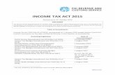 INCOME TAX ACT 2015 - Fiji Revenue & Customs Service · 1 [Back to Top] INCOME TAX ACT 2015 Revised up to 31st October 2019 DISCLAIMER The Income Tax Act 2015 Revised to 31st October