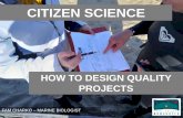 CITIZEN SCIENCE - Marine and coasts · sense Of community among Science Evaluation Rubric Detailed Rubric Level 1 This project d smell sense ot commundy among participants ard scrnetimes