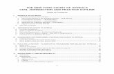 THE NEW YORK COURT OF APPEALS CIVIL JURISDICTION AND … · 2017-01-25 · the new york court of appeals . civil jurisdiction and practice outline. table of contents i. appeals as
