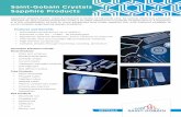 Saint-Gobain Crystals Sapphire Products · Saint-Gobain Crystals Sapphire Products Sapphire (Al2O3) sheets, tubes & rods have a variety of industrial uses. Its optical, electrical,