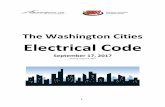 The Washington Cities Electrical Code WCEC Revised 08-08...The National Electrical Code will be followed where there is any conflict between the National Electrical Code and ANSI/TIA/EIA