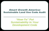 Smart Growth America · 3. Priorities A) Set priorities Staff driven with direction from elected officials, focus groups, surveys, etc. What will make the most difference to achieve