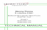 Wendy’s Model EEG-153 Model EEG-154 - Henny Penny · Model EEG-153, 154 1-1 1-1. INTRODUCTION This section provides troubleshooting information in the form of an easy to read table.