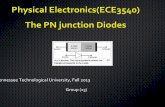 Physical Electronics(ECE3540) The PN junction Diodesblogs.cae.tntech.edu/...Junction-Diodes-Group-131.pdf · Physical Electronics(ECE3540) The PN junction Diodes ... The zener diode