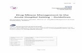 Drug Misuse Management in the Acute Hospital Setting ... · Drug Misuse Management in the Acute Hospital Setting – Guidelines This procedural document supersedes: PAT/T 21 v.2 –