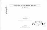 Spectra of Surface Waves - Federation of American Scientists · 2016-10-21 · Spectra of Surface Waves K. Watson March 1989 ]SR-88-130 App!'OII!!d for public release; distribution