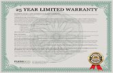 25 YEAR LIMITED WARRANTY - Plushbeds Natural... · 2015-01-11 · 25 YEAR LIMITED WARRANTY PLUSHBEDS NATURAL LATEX MATTRESS 25-YEAR LIMITED WARRANTY PlushBeds, Inc. and manufacturer