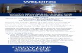 WELDING - Crowder Collegenewest and largest welding and technical training facilities in the area. • Brand new welding booths capable of high level welding processes for maximum