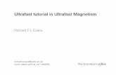 Ultrafast tutorial in Ultrafast Magnetismrfle500/resources/ultrafast... · Overview Running VAMPIRE Demagnetization dynamics in Ni Ultrafast thermally induced magnetic switching 0.0
