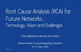 Root Cause Analysis (RCA) for Future Networks2 © Nokia 2018 The digital era calls for an unprecedented need of real-time monitoring and Root Cause Analysis (RCA) of complex systems