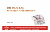DBCL - Updated Investor Presentation March 2012.ppt · 2018-10-11 · •The Per Capita Income is growing faster in Tier II & III cities. • The Players with readership domination,