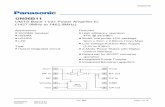 Datasheet - Panasonic · Datasheet Ver. BEF Page 1 of 14 Established: 2012-11-21 Revised: 2013-05-30 Applications WCDMA handset HSDPA HSUPA LTE Type Hybrid Integrated Circuit Features