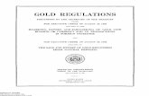 Gold Regulations, 1933 - FRASER reserve history/bank... · ARTICLE 2. Authority for regulations and licenses.—These Regulations are issued under the authority of Section 5(b) of