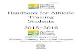 Handbook for Athletic Training Students 2015-2016 · ATS Handbook