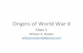 Origins of World War II 1D - Origins of WWII.pdfThe Rise of Fascism in Italy The Great Depression and its Social-Political Impacts The Rise of Nazism and Japanese Militarism A policy