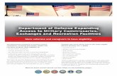 Department of Defense Expanding Access to Military ... · commissary, exchange and morale, welfare and recreation program retail eligibility to: • Purple Heart recipients • Former