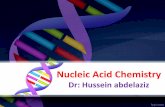 Nucleic Acid Chemistry - Mans acid... · Nucleic Acid Chemistry Dr: Hussein abdelaziz. Objectives By the end of lecture the student should: Define nucleic acids. Illustrate structure