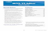 M7CL V3 Editor Owners Manual - Yamaha Corporation · M7CL V3 Editor Owner’s Manual 5 Creating a user key To open the Create User Key dialogbox, choose [Create User Key] from the