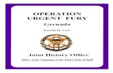 OPERATION URGENT FURY - Joint Chiefs of Staffinvolvement of the Chairman, the Joint Chiefs of Staff, and the Joint Staff in planning and directing opera-tions in Grenada in 1983. The