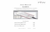 User Manual NOMEX · – PTW-Freiburg only considers itself responsi-ble for the safety, reliability, and performance of the product if the assembly, extension, read-justment, modification,