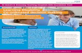 Learning Disability Co-ordinated decision making Helen's & Knowsley - Learning... · For further details please contact Caroline Tyndall, Project Manager, caroline.tyndall@sthk.nhs.uk