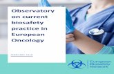 Observatory on current biosafety practice in European Oncology · oncology outpatient unit supervisors/managers, drawn from 14 countries from across the EU. A breakdown of these interviews