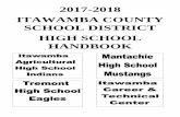 2017-2018 ITAWAMBA COUNTY SCHOOL DISTRICT HIGH …itawambaahs.com/Permanent Files/ICSD High School... · It is my pleasure to welcome you to the Itawamba County School District. This