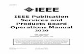 PSPB OpsManual Unprotected 200108 - IEEE · January IEEE Publication Services and Products Board Operations Manual 2020 IEEE Publications 445 Hoes Lane Piscataway, NJ 08854, USA This