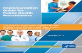 Implementation Guide for Public Health Practitioners · Implementation Guide for Public Health Practitioners December 2015 ... Implementation Guide for Public Health Practitioners: