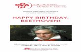 HAPPY BIRTHDAY, BEETHOVEN! PLAY ON, BEETHOVEN! Ludwig van Beethoven (1770-1827) â€“ The name itself