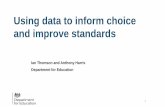 Using data to inform choice and improve standards · How can LEO improve standards? We are already using LEO in destination measures, and we will continue to improve these Consistency