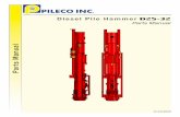Parts Manual - Pileco · Check Non Return Valve page #21 Hydraulic Variable Delivery Fuel Pump page #22-24 Fuel Pump Control page #25 Pigtail Installment page #26 Hydraulic Hand Pump