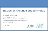 Basics of radiation and antennas - cvut.cz · Basics of radiation and antennas P. Hazdra, M. Mazanek,…. hazdrap@fel.cvut.cz ... • Antenna as a transformer of guided waves into
