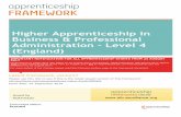 FR03924 - Higher Apprenticeship in Business & Professional ... · C1 - Level 4 NVQ Diploma in Business Administration (QCF) Knowledge qualifications available to this pathway: K1