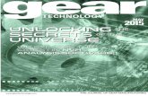 MAY 20 15 Unlocking the Secrets of the Universe · 2018-07-08 · Unlocking the Secrets of the Universe We explore the latest in NVH Analysis Software THE JOURNAL OF GEAR MANUFACTURING