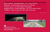 Simulator Evaluation of Low-Cost Safety Improvements on ... · Raymond A. Krammes Acting Director, Office of Safety Research and Development Notice This document is disseminated under