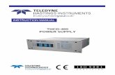 THCD-400 POWER SUPPLY - Teledyne Hastings · 178-062017 THCD-400 Power Supply Page 4 of 29 The THCD-400 is a high performance, microprocessor-based 4-channel power supply and controller