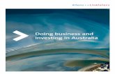 Doing business and investing in Australia · companies in Australia is the Australian Securities and Investments Commission (ASIC) . While there are a number of different types of