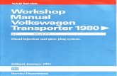 Workshop Manual Volkswagen Transporter 1980> CS JX KY ... · Title: Workshop Manual Volkswagen Transporter 1980> CS JX KY Diesel injection and glow plug system Keywords: Workshop