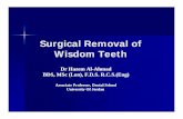 Surgical Removal of Wisdom Teeth: Techniqueclinicaljude.yolasite.com/resources/wisdom teeth extraction.pdf · Food packing between the crown of the impacted tooth and the second molar
