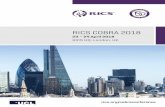 RICS COBRA 2018 · research. For REITs, to remain an attractive investment option, corporate governance structure and investment decision-making processes are crucial. A review of