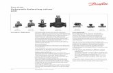 Data sheet Automatic balancing valves ASV DN15-100.pdf · Data sheet Automatic balancing valves ASV 6 VD.A6.E5.02 Danfoss 03/2015 SMT/SI Ordering ASV-P balancing valve, inclusive
